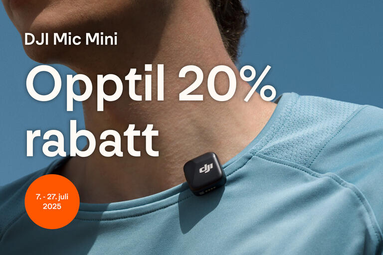 Sommertilbud på DJI Mic Mini